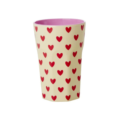 Großer Becher "Darling Hearts" von Rice, 400ml