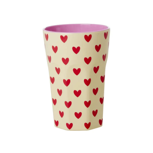 Großer Becher "Darling Hearts" von Rice, 400ml