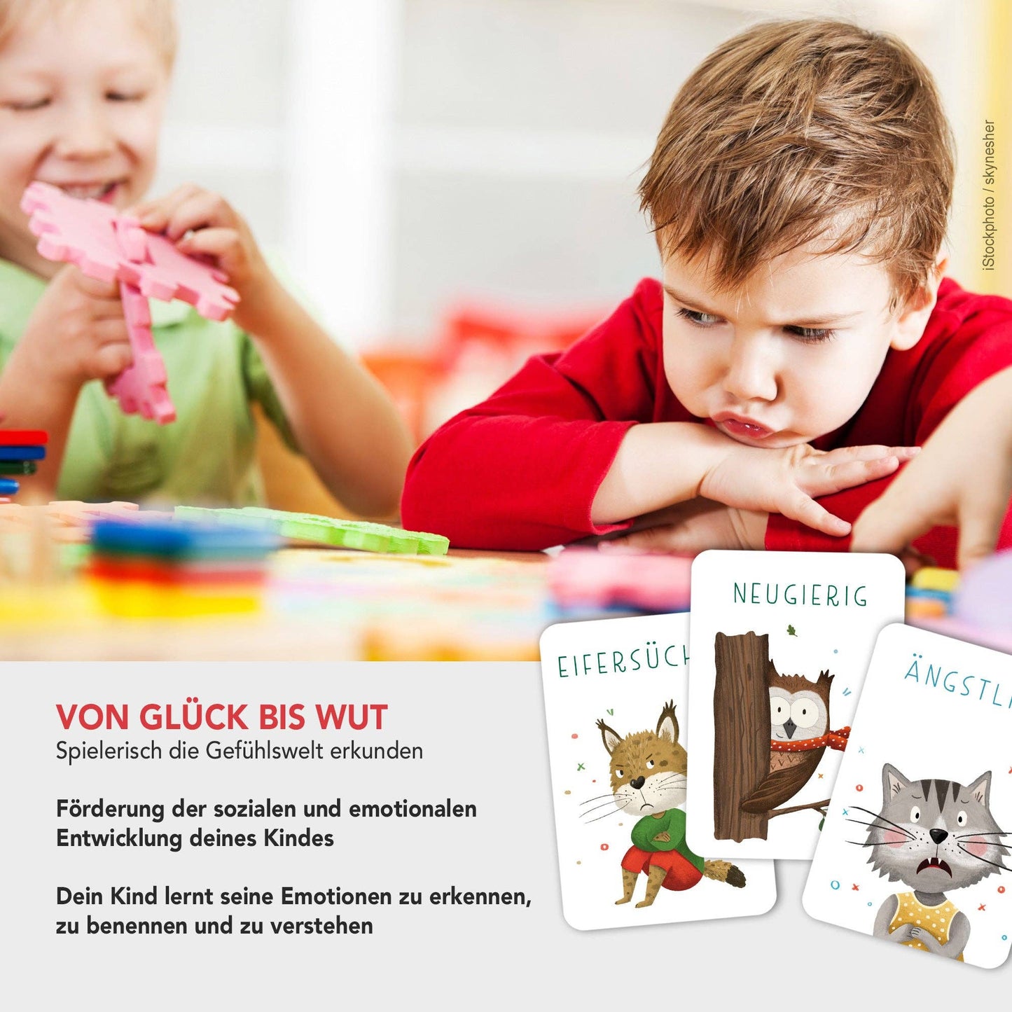 "Starke Gefühle für Kinder" - Gefühlskarten von Rüsselfuchs