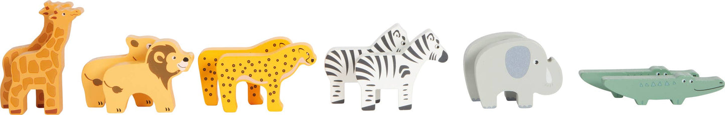 Noah's Ark "Safari" Wooden Peg Game by Small Foot