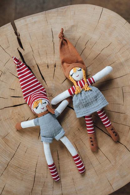 Stoffpuppe „Wald-Elfe Junge“ von Kikadu