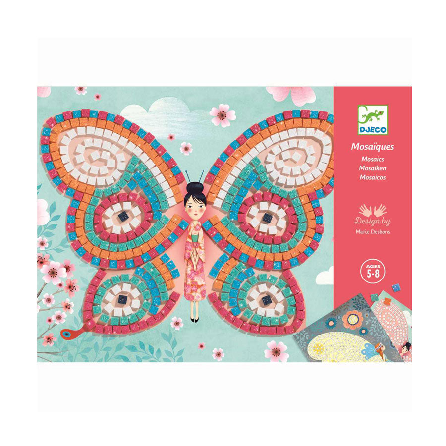 Mosaik-Bastelset "Schmetterlinge" von Djeco für Kinder ab 4 Jahren