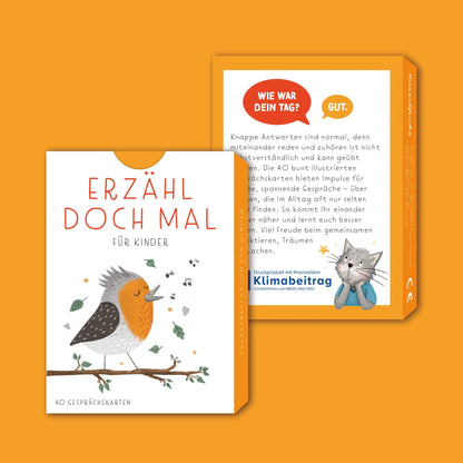 "Erzähl doch mal" - Gesprächskarten für Kinder von Rüsselfuchs