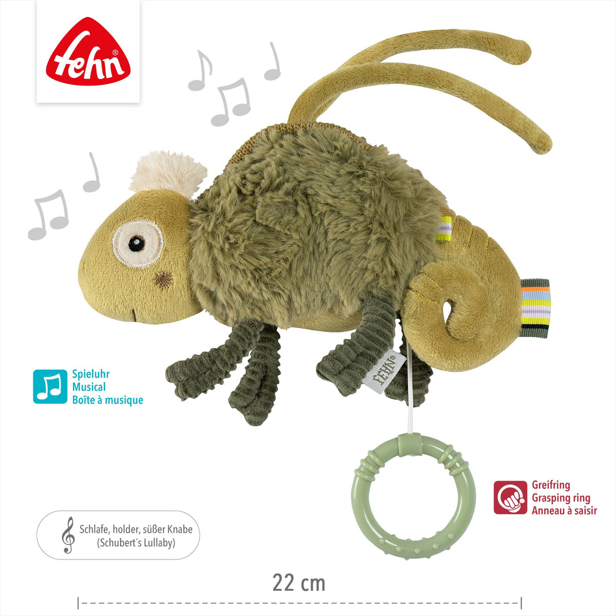 Mini-Spieluhr Chamäleon von Fehn