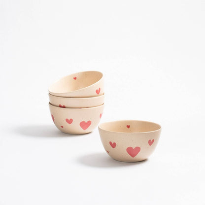 "Cozy Hearts" Schüssel – Steingut-Schale von Egg Back Home, 700ml