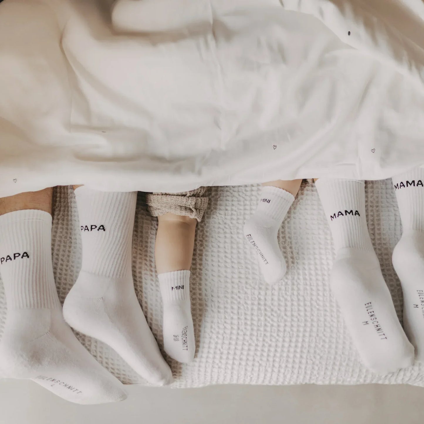 Eulenschnitt Socken-Bundle „Mama, Papa & Mini“ – Partnerlook für die ganze Familie