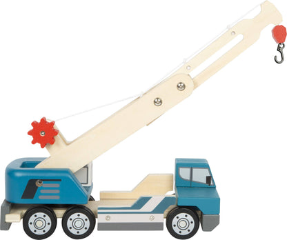 Kranwagen Kinderspielzeug aus Holz von Small Foot