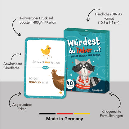 "Würdest du lieber ...?" Starke Fragen für Kinder von Rüsselfuchs