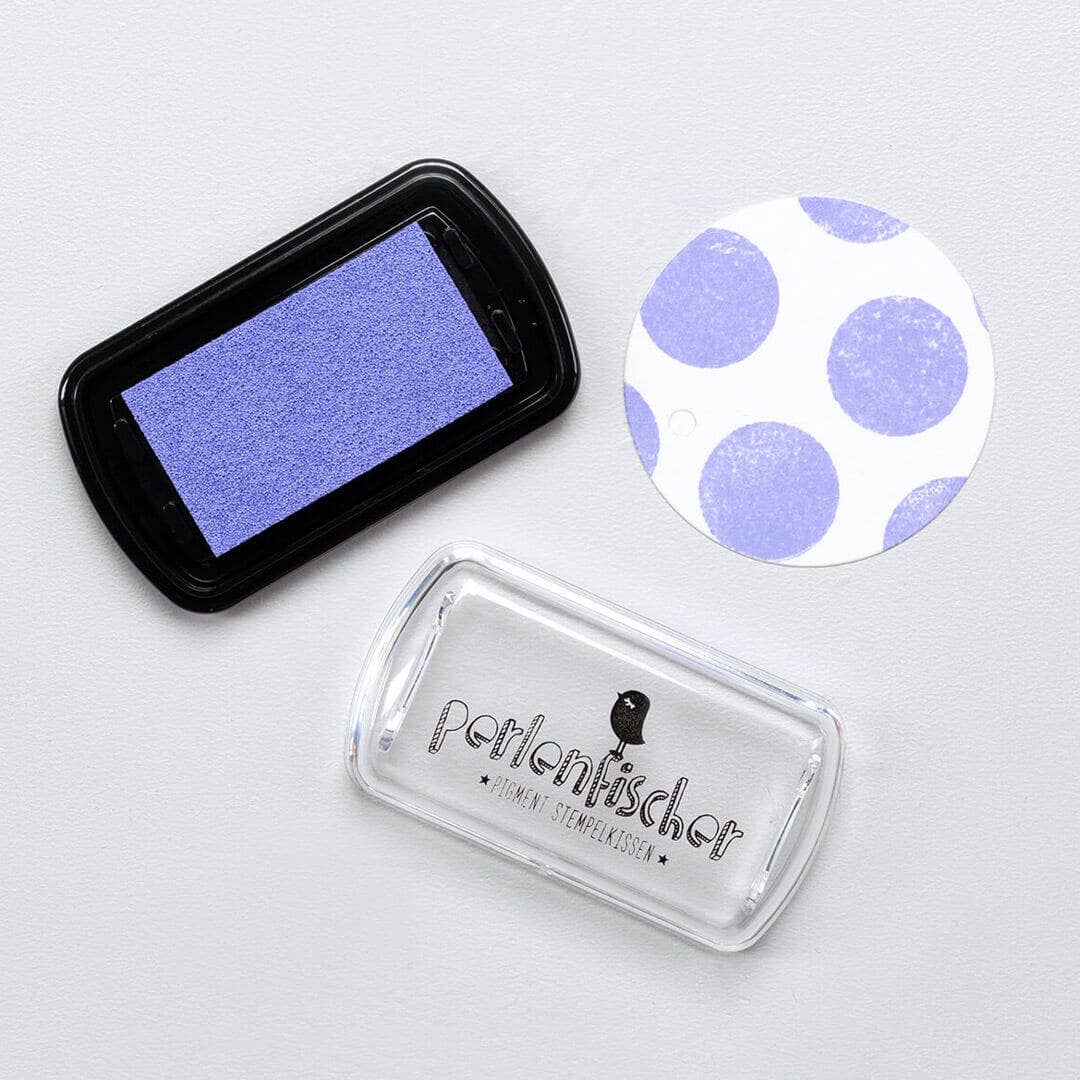 Mini-stempelkussen "Lavendel" van Perlenfischer