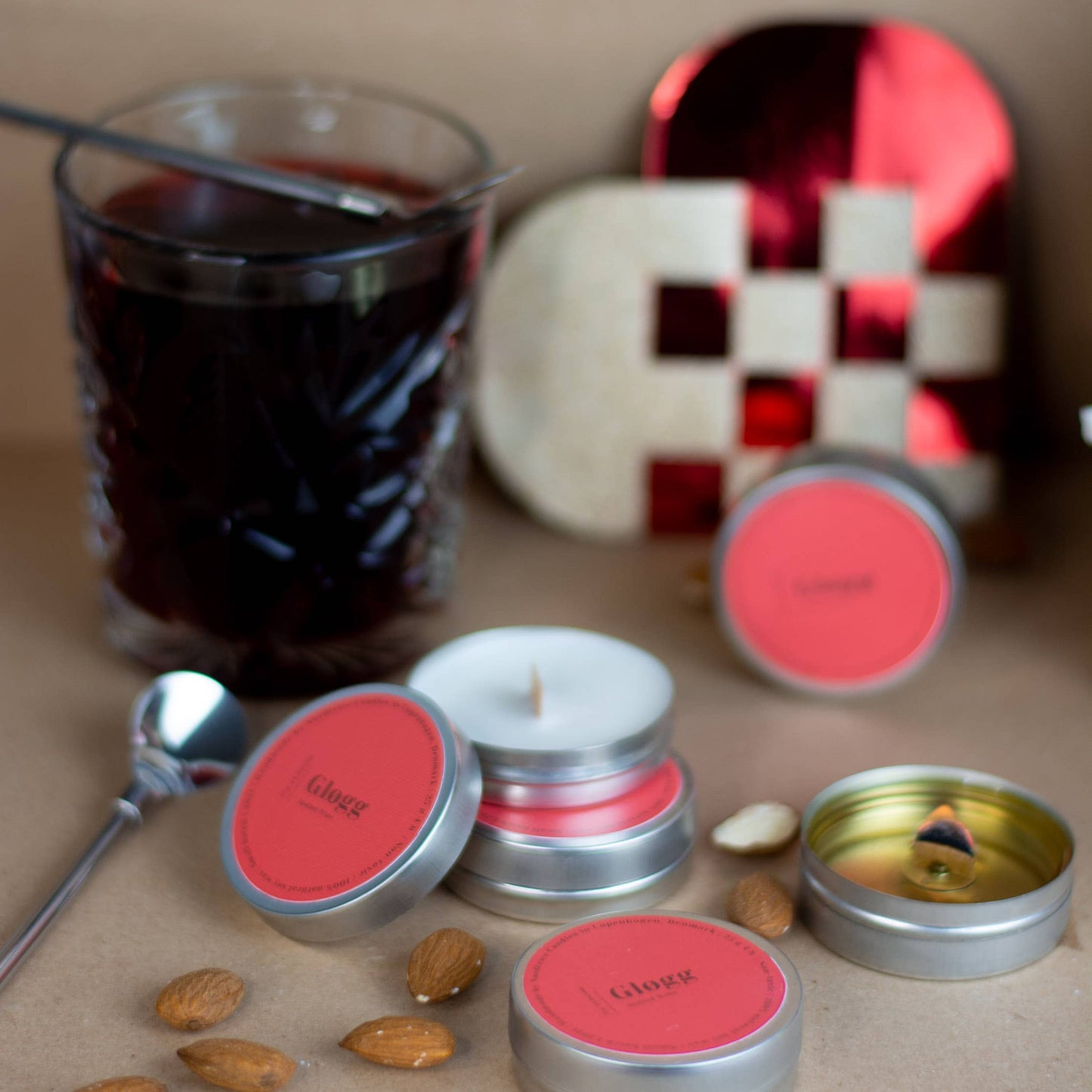 Mini-Duftkerzen mit Glühwein-Duft von Nordtrice