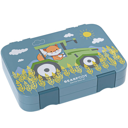 Bentobox-Brotdose mit Traktor-Motiv und Fächern