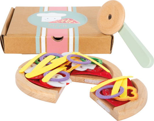 Pizza-Set Kinderspielzeug aus Holz von Small Foot
