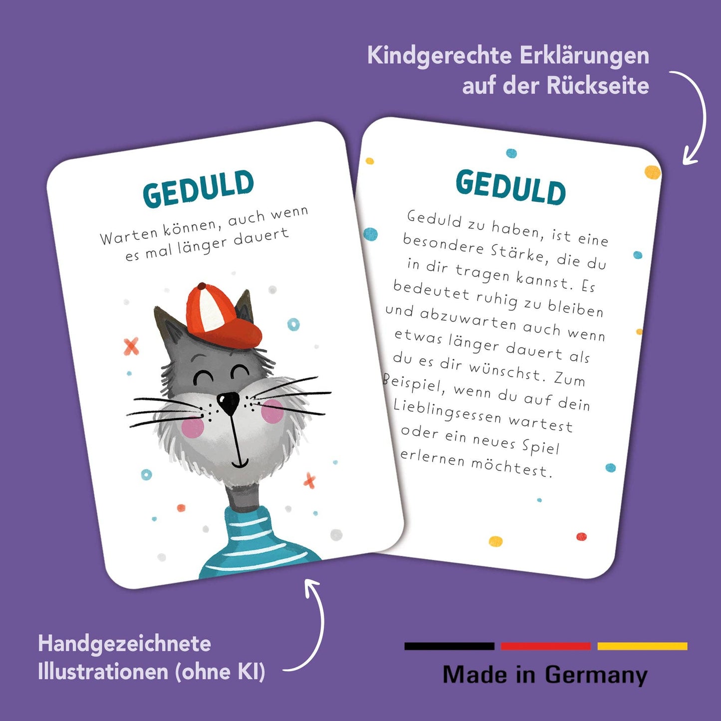 Rüsselfuchs - Stärkekarten für Kinder | 40 Charakterstärken