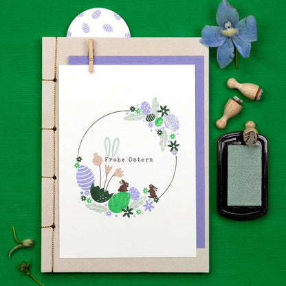 "Rabbit Standing" stamp by Perlenfischer