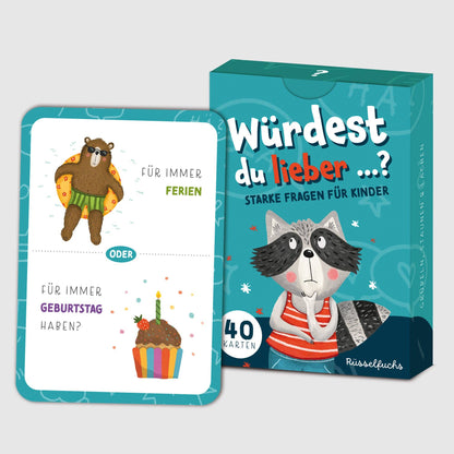 "Würdest du lieber ...?" Starke Fragen für Kinder von Rüsselfuchs
