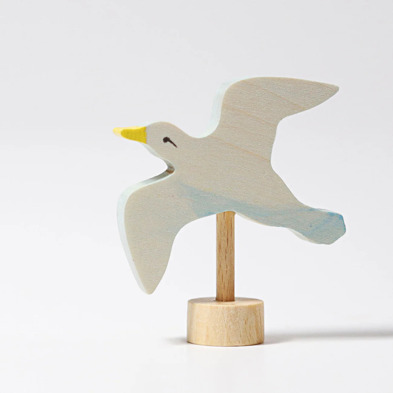 Grimms Stecker Möwe für den Festtagsring – Holzfigur zum Stecken für Geburtstagsring und Jahreszeitentisch