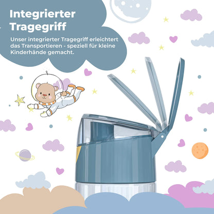 Auslaufsichere Trinkflasche mit Traktor-Motiv für Kinder