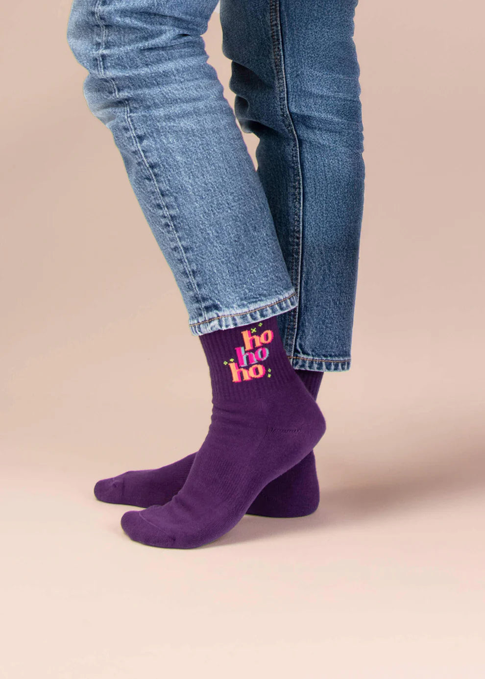 Weihnachtssocken "Ho Ho Ho" von J. Clay für Frauen und Männer