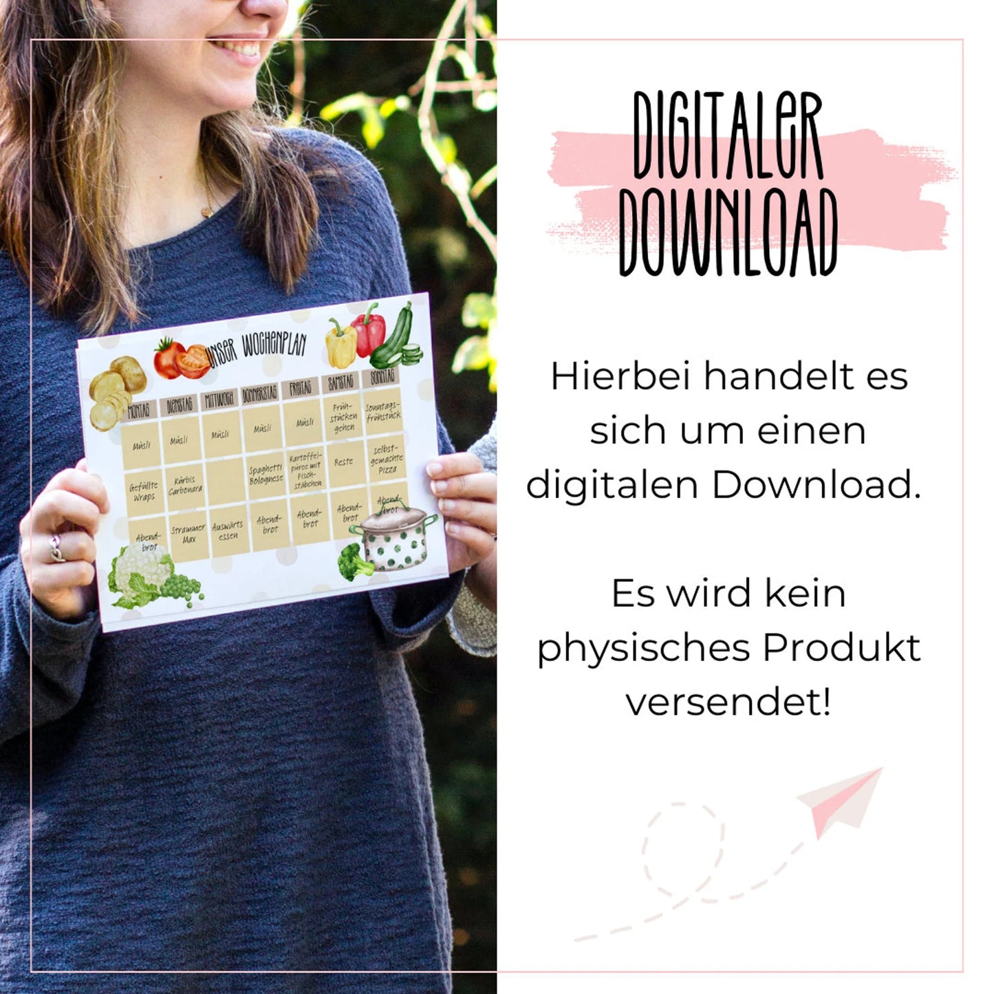 DIGITAAL BESTAND: Maaltijdplan voor het hele gezin om uit te printen