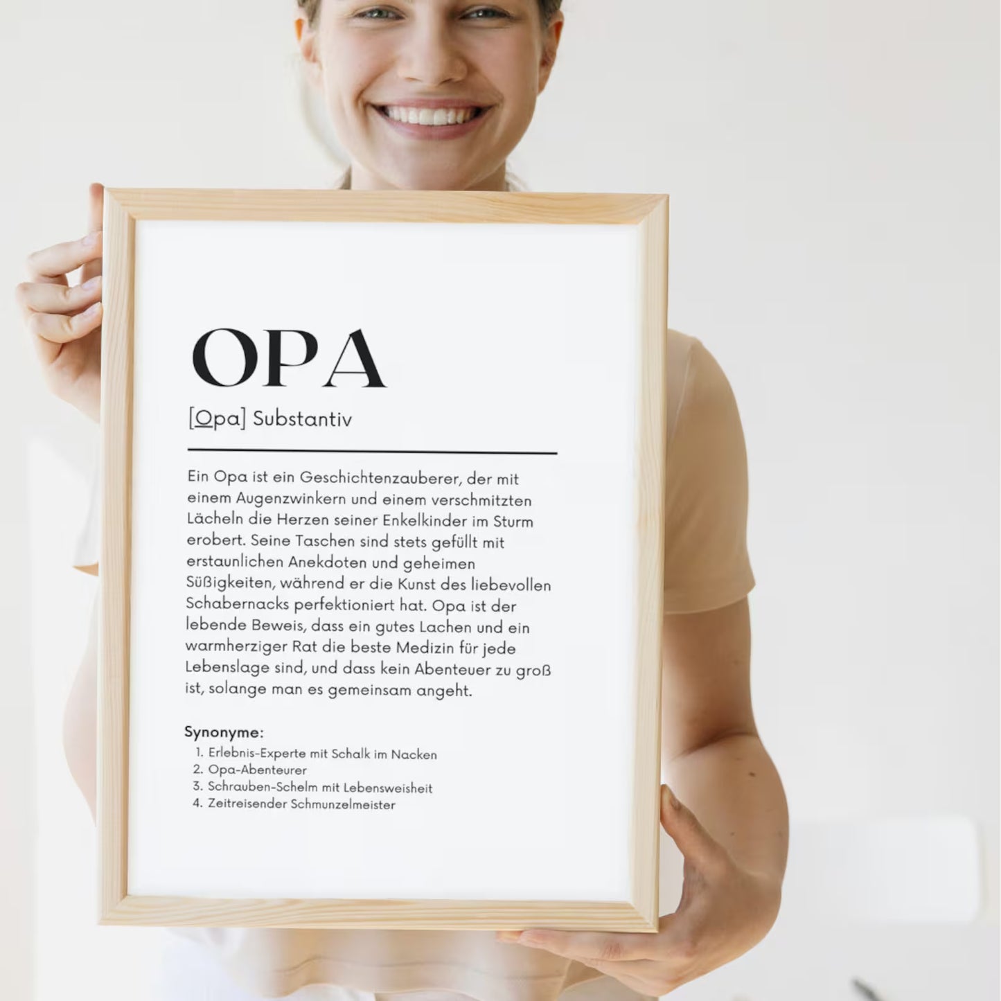 DIGITALE DATEI: Poster "Opa" als Geschenkidee