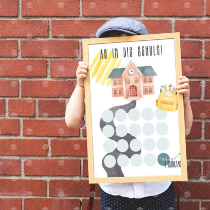 DIGITALE DATEI: Ankreuzplan für Kinder zur Einschulung