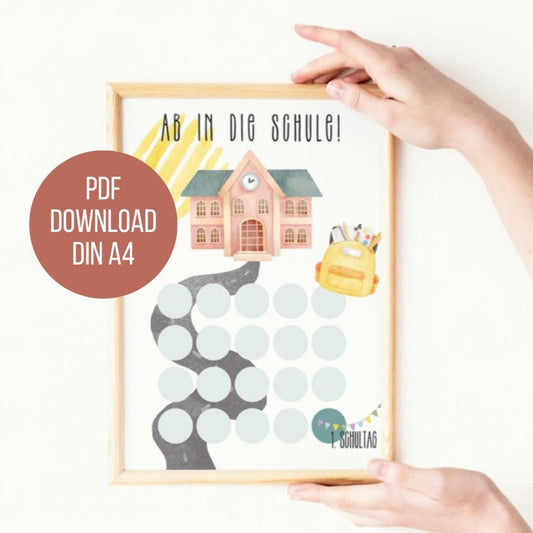 DIGITALE DATEI: Ankreuzplan für Kinder zur Einschulung