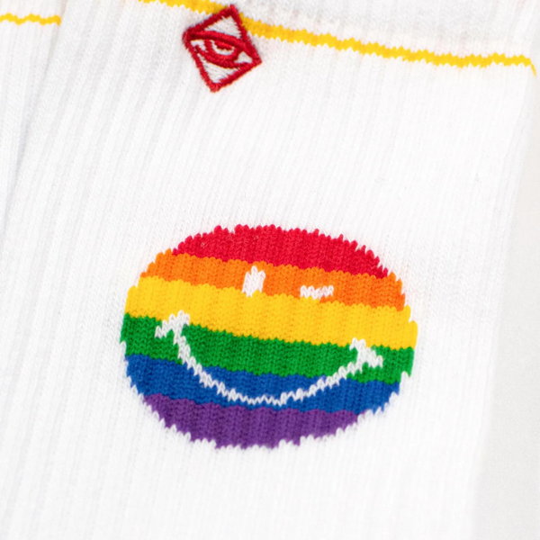 Regenbogen Smiley - Tennissocken für Frauen und Männer