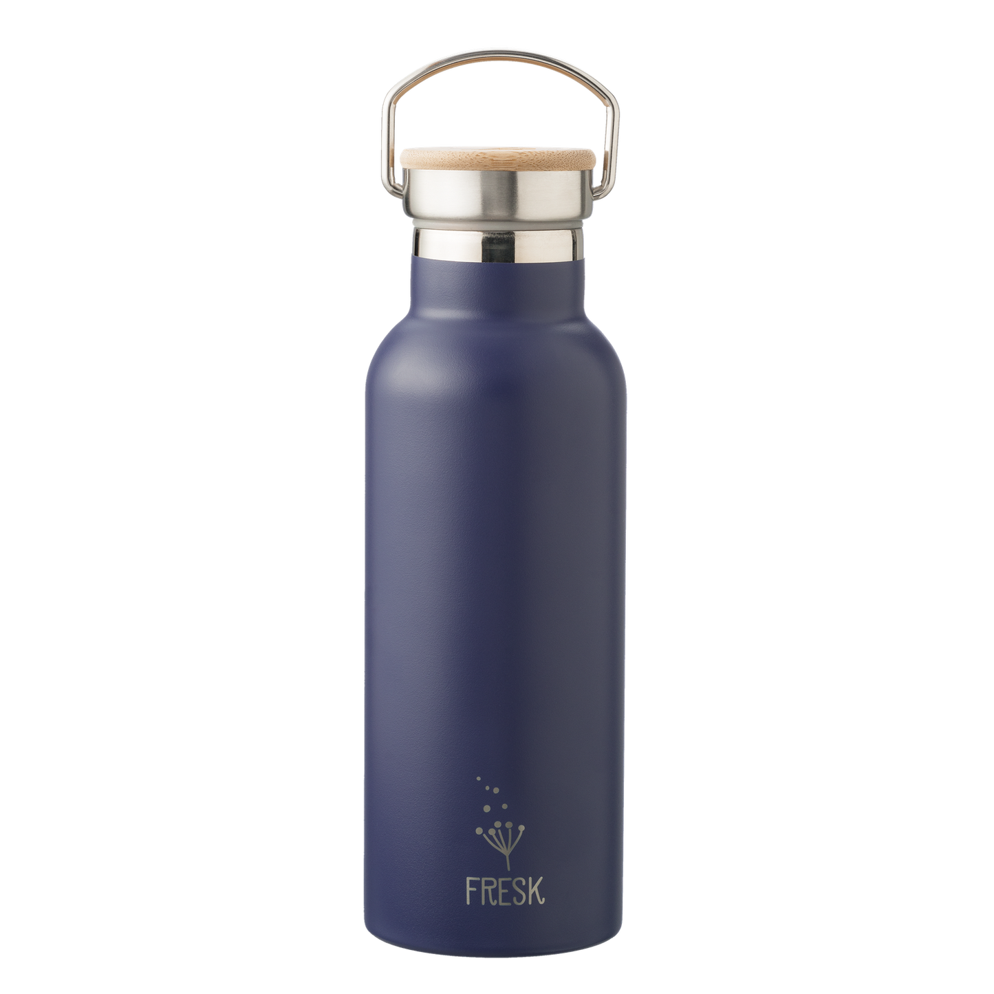 Unifarbende Thermosflasche in dunkelblau, 500ml