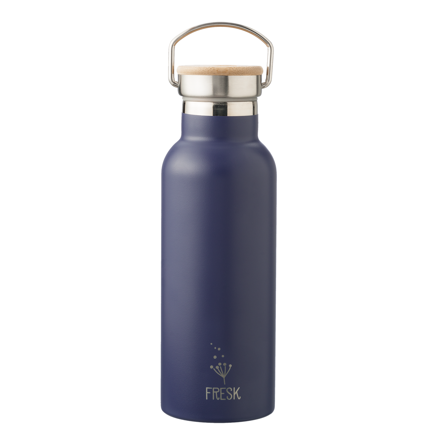 Unifarbende Thermosflasche in dunkelblau, 500ml