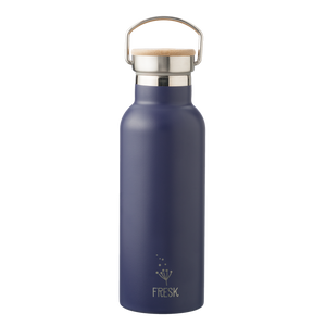 Unifarbende Thermosflasche in dunkelblau, 500ml