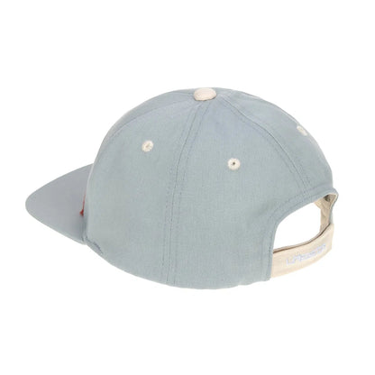 Hellblaue Kinder-Kappe Rainbow von Lässig in der Rückansicht mit verstellbarem Snapback-Verschluss