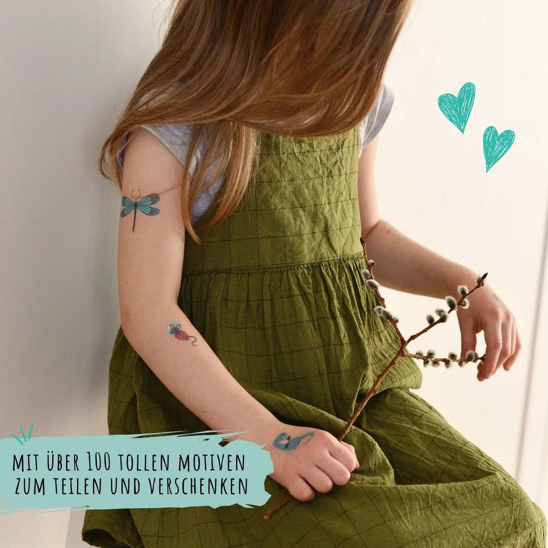 Kindertattoos "Du & Ich" mit Dinosauriern, Einhörnern und Mehr
