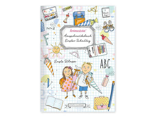 Ausschneidebuch "Erster Schultag" von Krima & Isa
