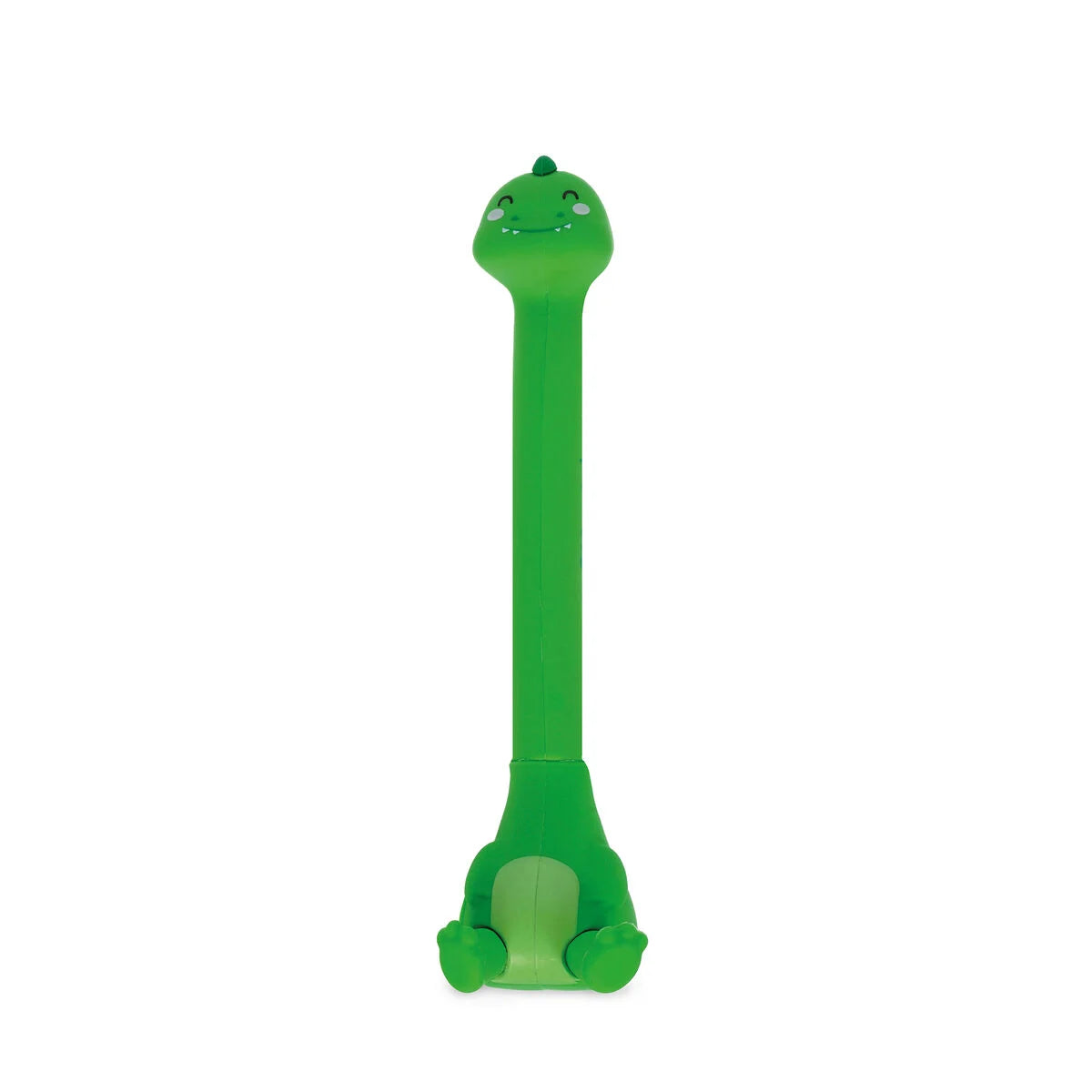 Legami Kugelschreiber Stand-Ink Ovation Dinosaurier stehend in Nahaufnahme – grüner Tier-Stift mit Standfüß und schwarzer Tinte, Geschenkidee zur Einschulung