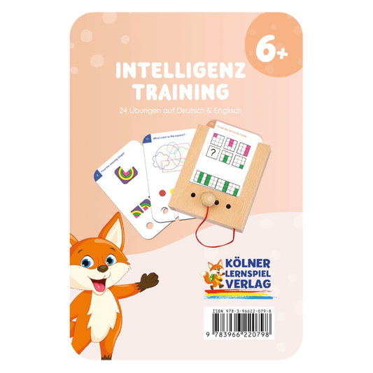 Kartensatz "Intelligenz Training" vom Kölner Lernspielverlag für den Lochkasten – Lernkarten ab 6 Jahren, schöne Geschenkidee zum Schulstart oder Geburtstag