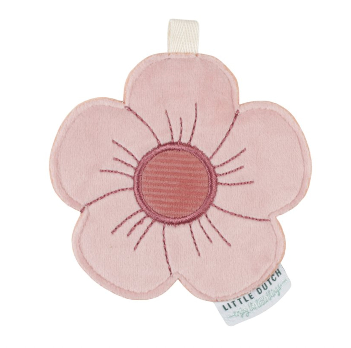 Little Dutch Girlanden-Anhänger Blume in Rosa – schöne Kinderzimmerdeko und Geschenkidee zur Geburt oder Taufe
