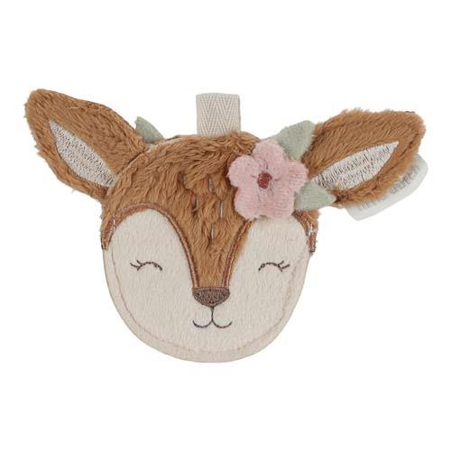Little Dutch Girlanden-Anhänger Reh mit Blume aus der Forest Friends Kollektion – schöne Kinderzimmerdeko und Geschenkidee zur Geburt oder Taufe