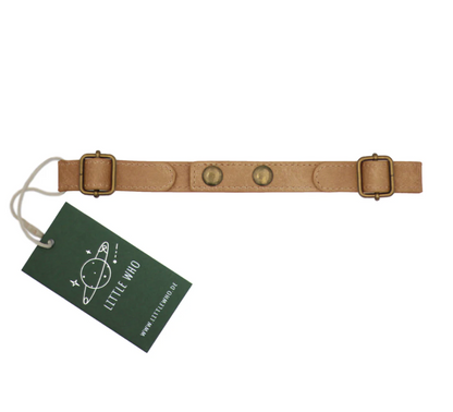 Little Who Brustgurt für Rucksäcke in Mocha Brown – Zubehör für Kinderrucksäcke
