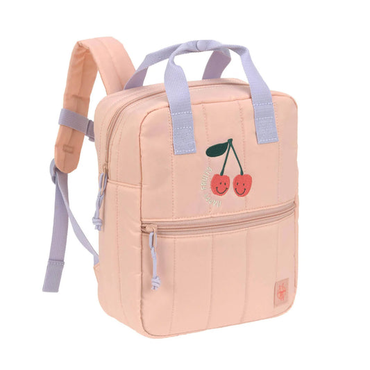 Rucksack "Little Gang" von Lässig mit Kirsch-Motiv, perfekt für den Kita-Start