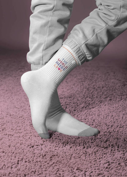 Tennissocken "Need of Love" von J. Clay für Frauen und Männer