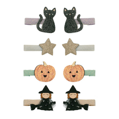 Kleine Halloween-Haarspangen von Mimi & Lula, 8er-Set