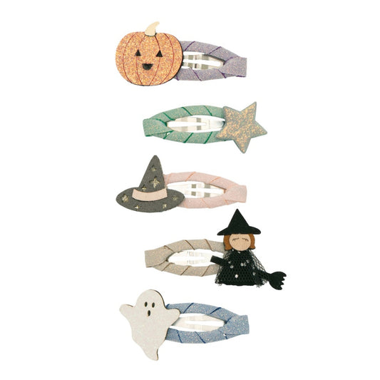 Kleine Halloween-Haarspangen von Mimi & Lula, 5er-Set