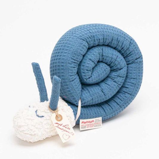 Pucki, die Puckschnecke "Meerblau" von Tineba