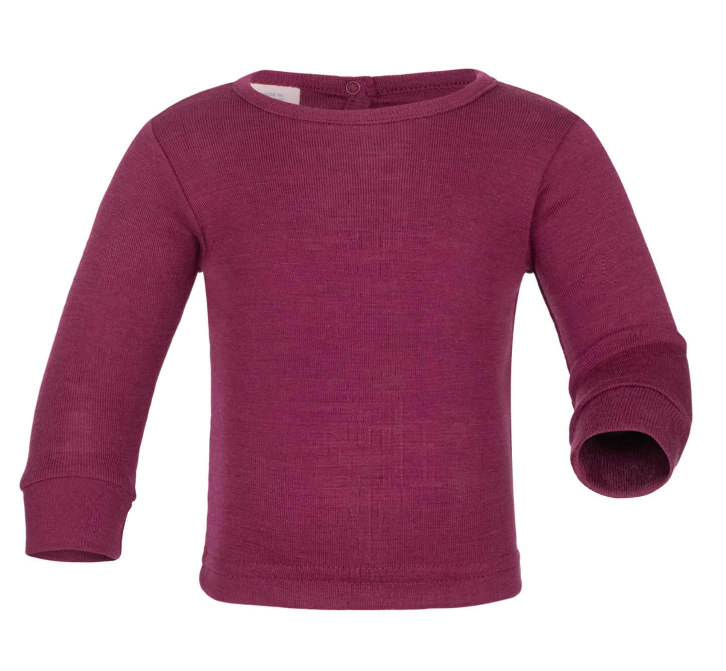 Baby-Pullover "Orchidee" aus Wolle/Seide, verschiedene Größen