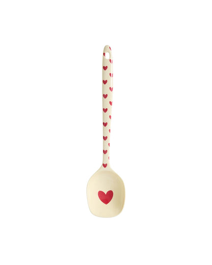 RICE Melamin-Kochlöffel mit rotem Herz – Geschenkidee zum Valentinstag