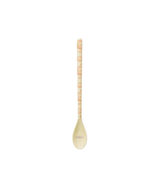 Langer RICE Lattelöffel mit Motiv Toile de Rice – Mitbringsel für Gastgeber