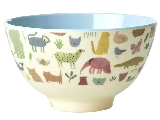 Kleine Schüssel "Sweet Jungle" mit Tier-Motiv von Rice