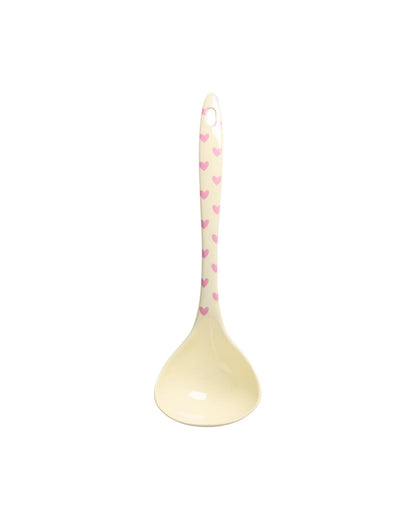RICE Suppenlöffel mit rosa Herzen am Stiel – kleines Geschenk zum Muttertag