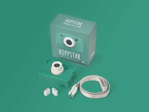 Grüne Digitalkamera "Rookie" von Hoppstar, Farbe: Moss