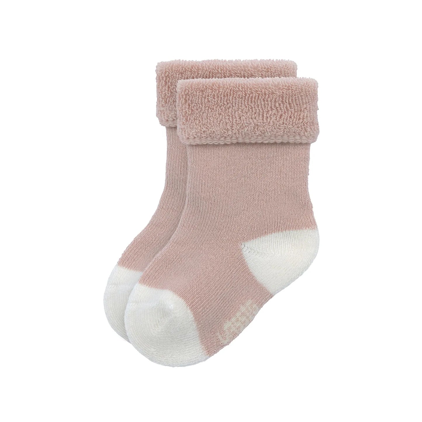 Rosa Babysocken „Ente" von Lässig im 3er Set – weiche Erstlingssöckchen aus Bio-Baumwolle für Babys und Neugeborene